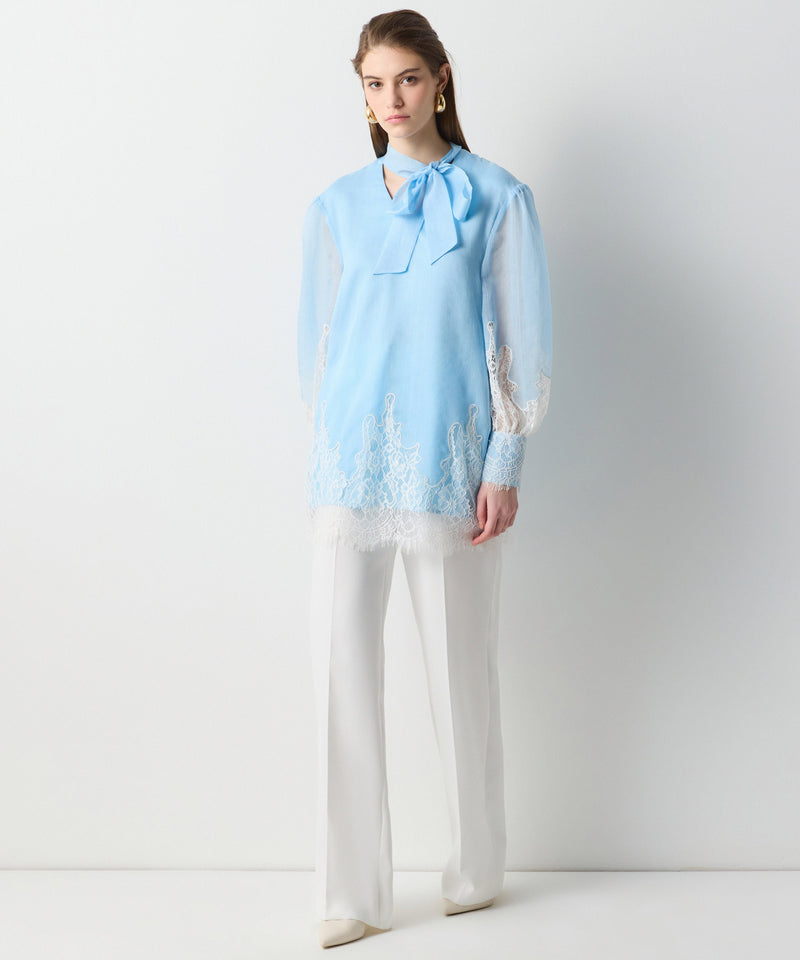 Ipekyol Lace Applique Tunic Blue