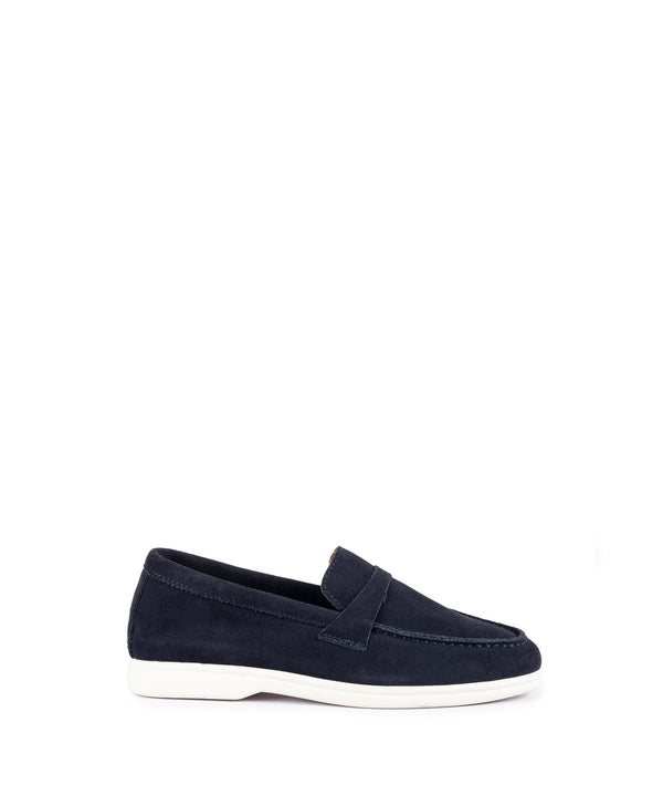 Ipekyol Suede Textured Loafer Dark Blue