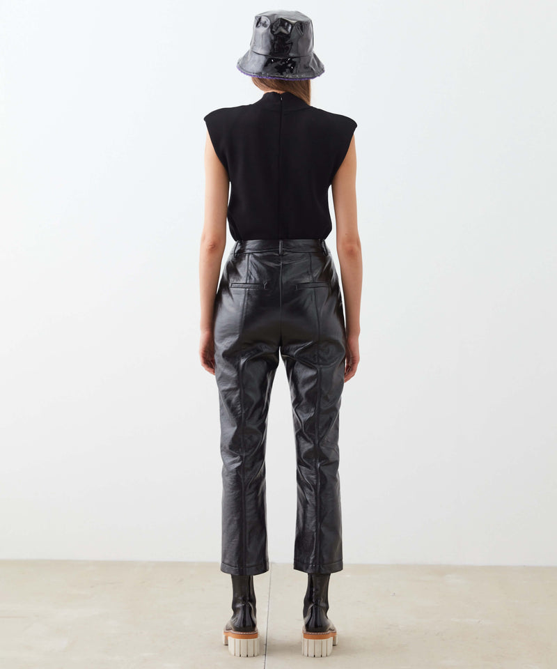 Ipekyol Patent Leather Trouser Black