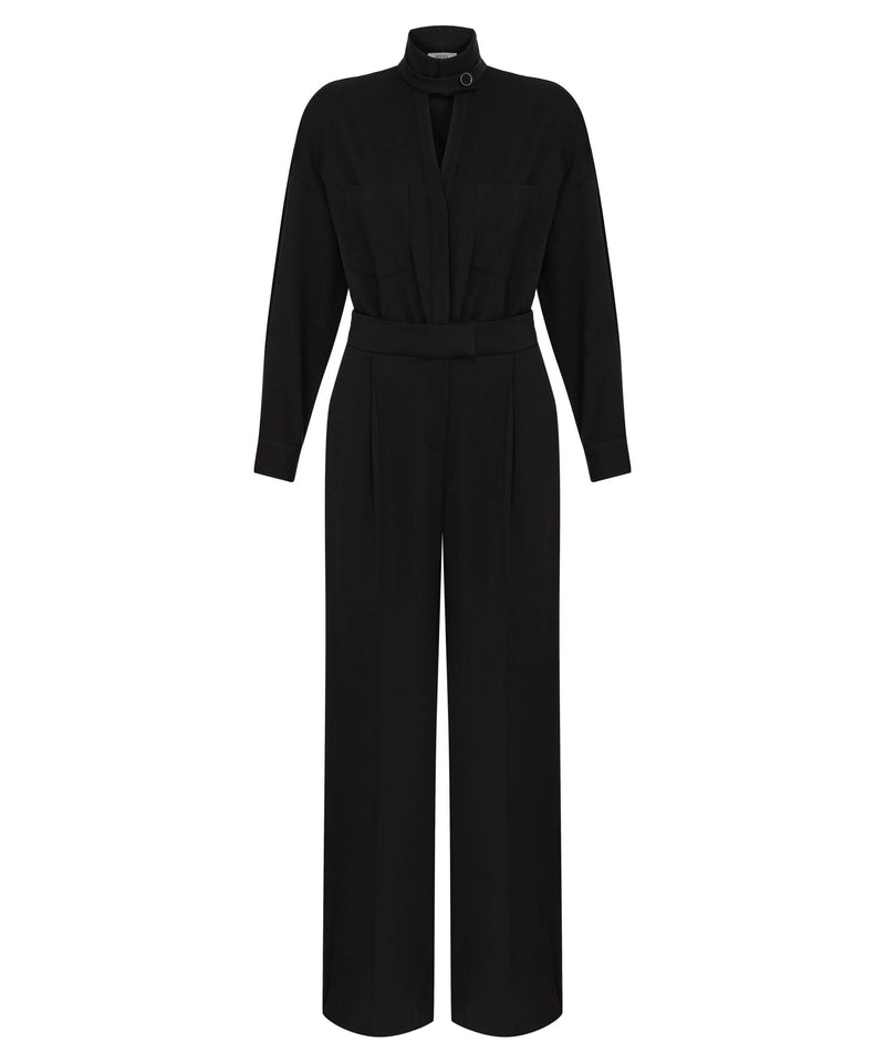 Ipekyol Front-Keyhole Detail Jumpsuit Black