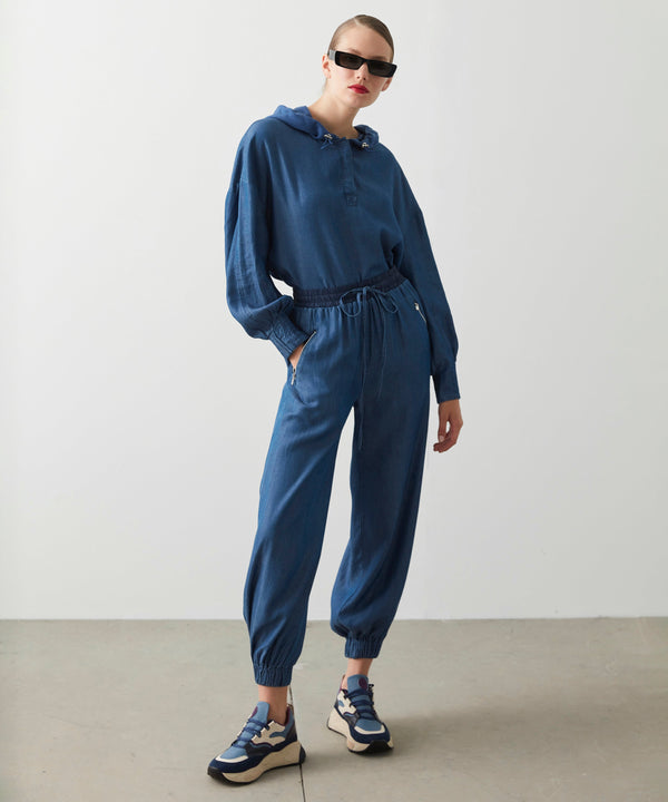 Ipekyol Elastic Waist Jogger Pants Blue