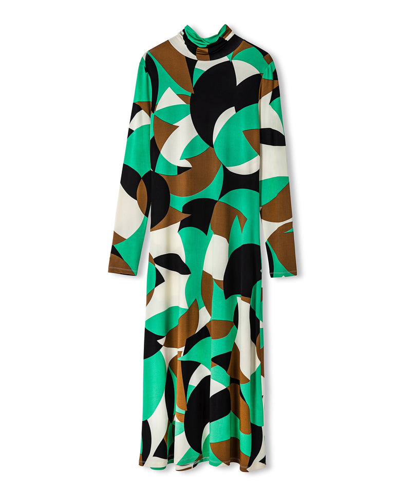 Ipekyol Patterned Midi Dress Green