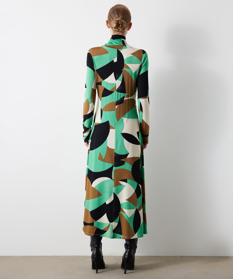 Ipekyol Patterned Midi Dress Green