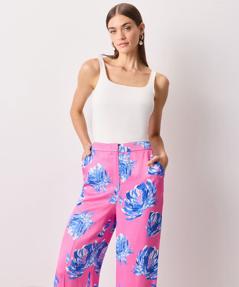 Ipekyol Printed High Waist Trousers Pink