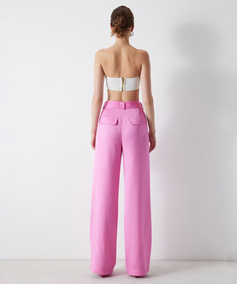 Ipekyol Solid Straight Fit Trousers Pink