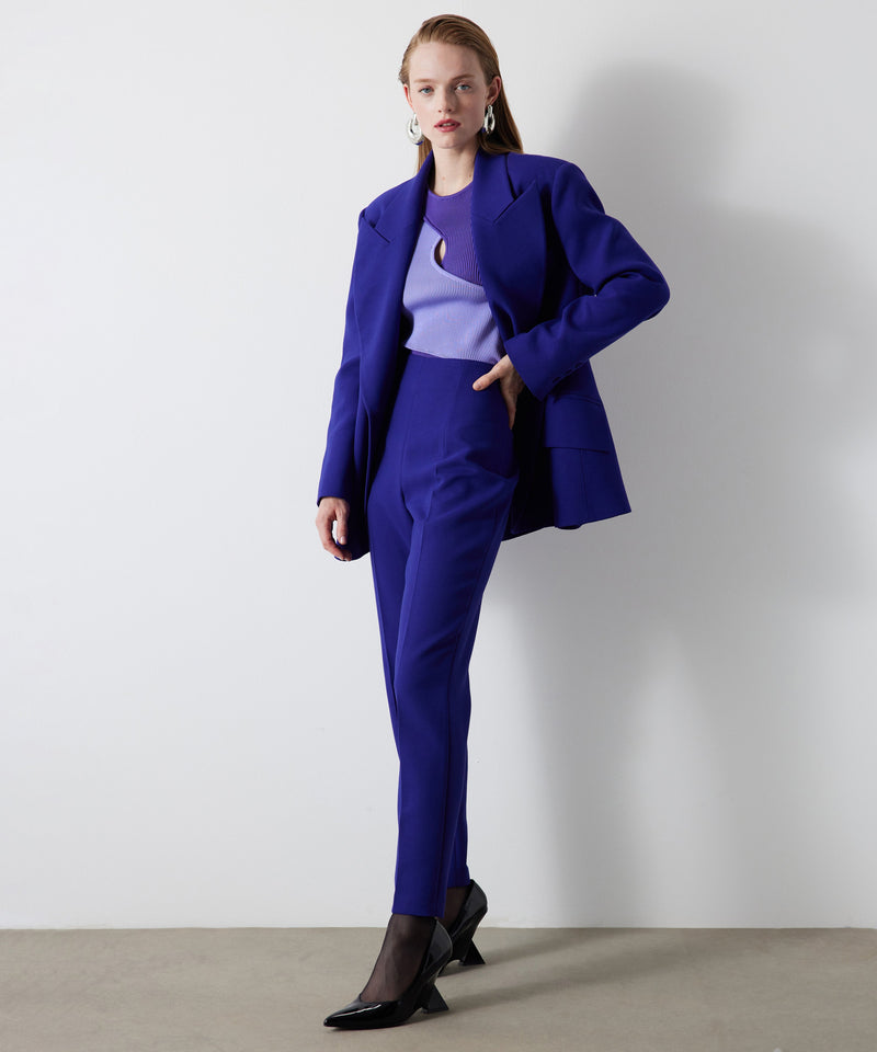 Ipekyol Carrot Fit Solid Trousers Purple