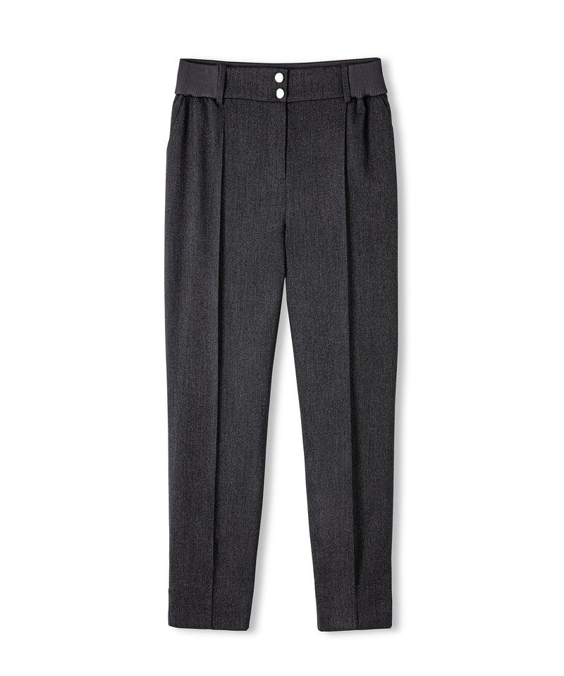 Ipekyol Elastic Waist Trousers Grey