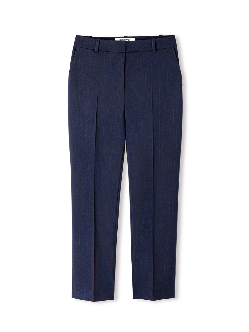 Ipekyol Stripe Pattern Trousers Navy