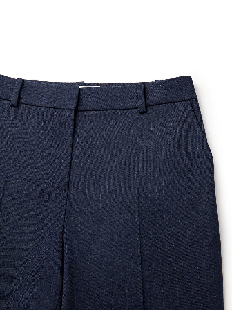 Ipekyol Stripe Pattern Trousers Navy