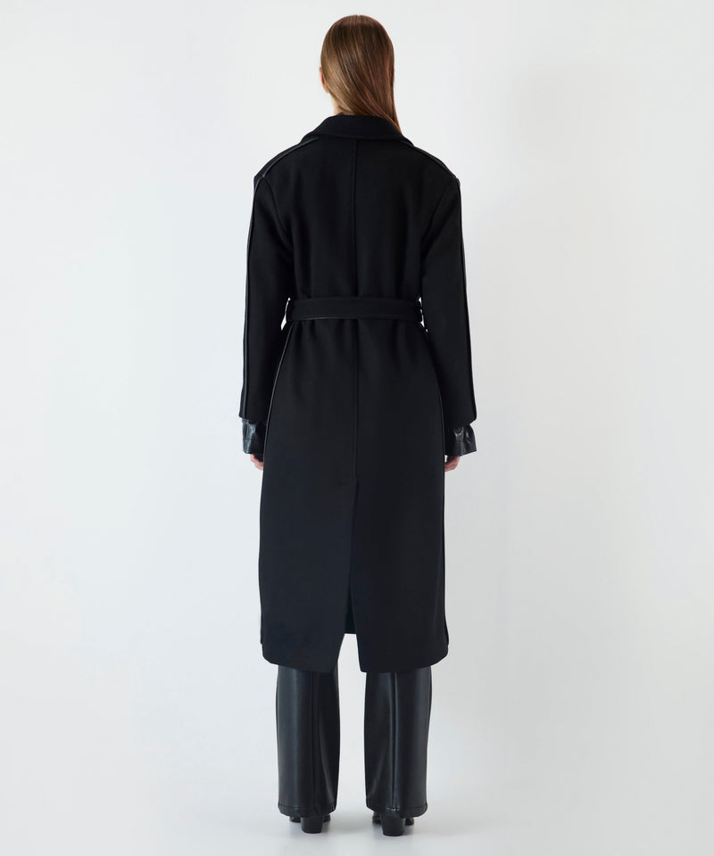 Ipekyol Belted Cashmere Coat Black