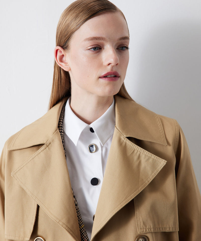 Ipekyol Adjustable Waist Trench Coat Natural