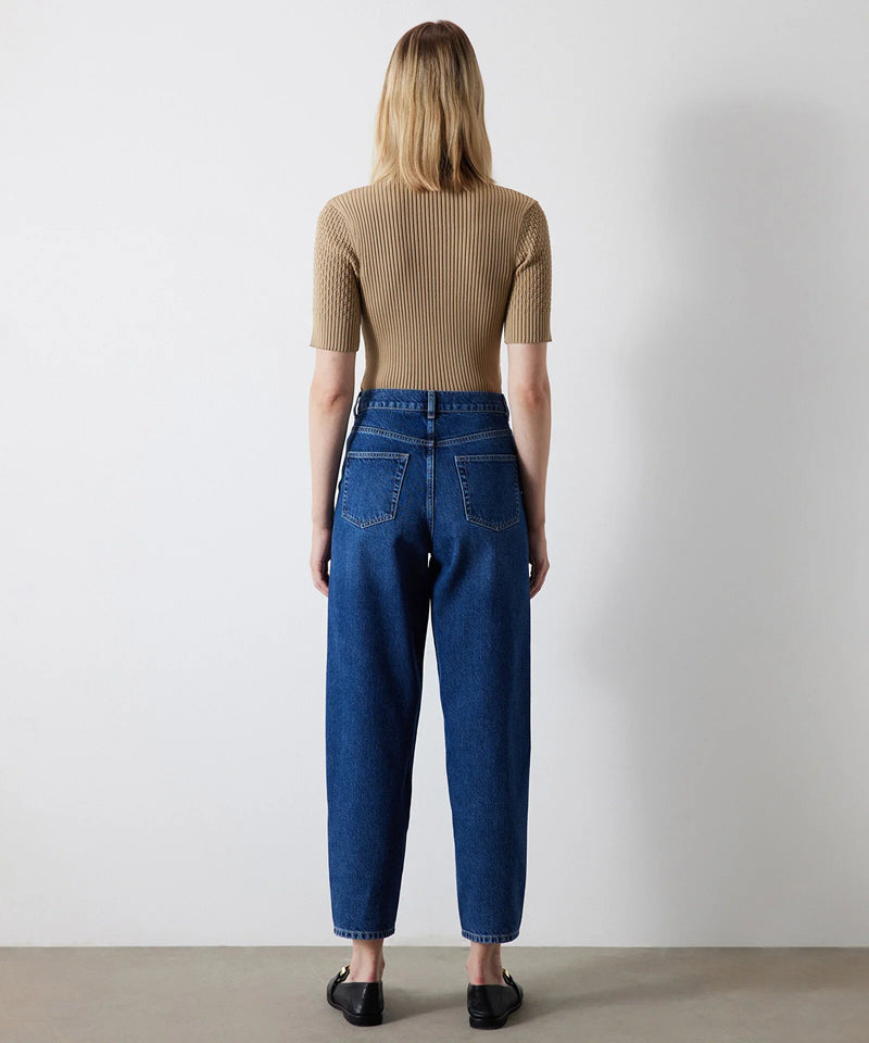 Ipekyol Carrot Fit Crop Jeans Dark Indigo