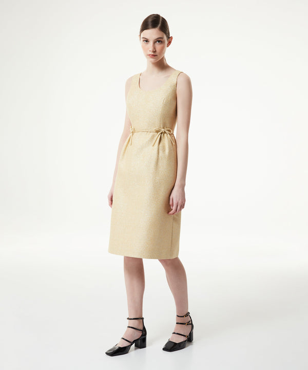 Machka Bow Dress Yellow