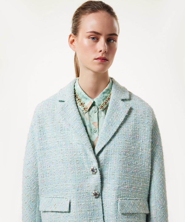 Machka Tweed Jacket Nile