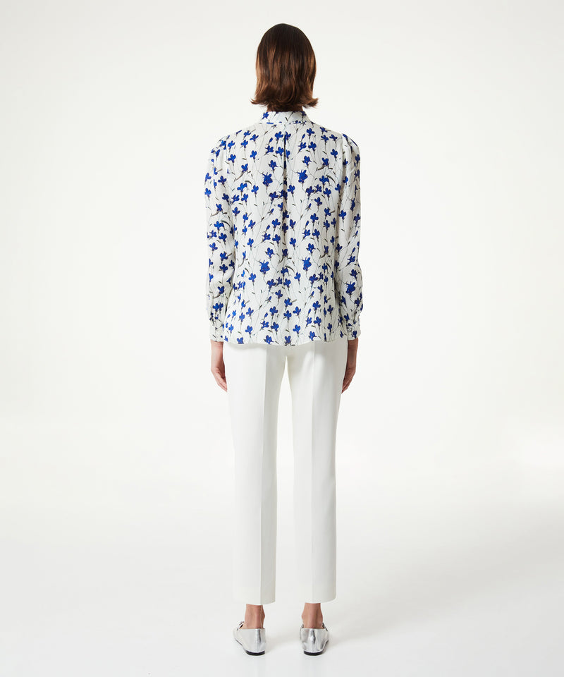 Machka Flower Pattern Shirt Off White