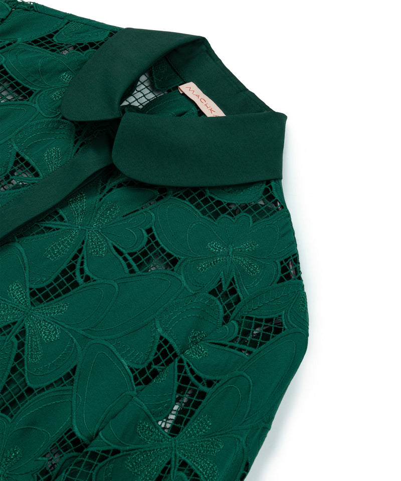 Machka Embroidered Shirt Dark Green