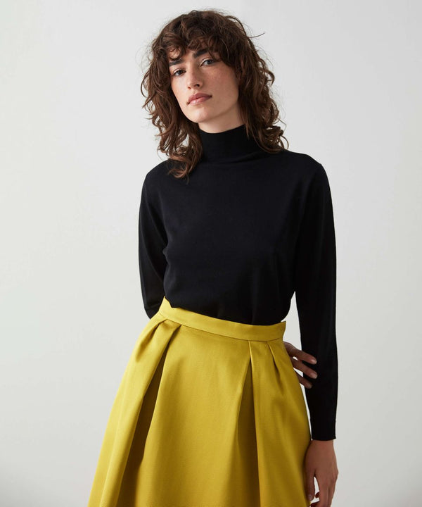 Machka Jacquard Bell Skirt Sulphure