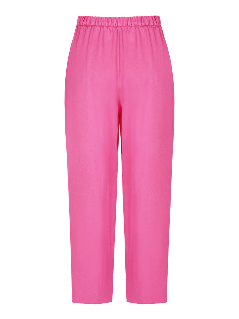 Nocturne High-Waisted Carrot Pants Fuchsia