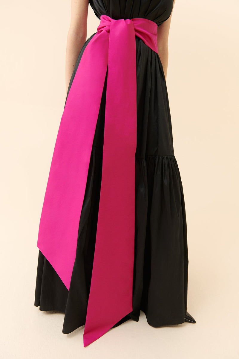 Roman Multi-Purpose Taffeta Sash Fuchsia