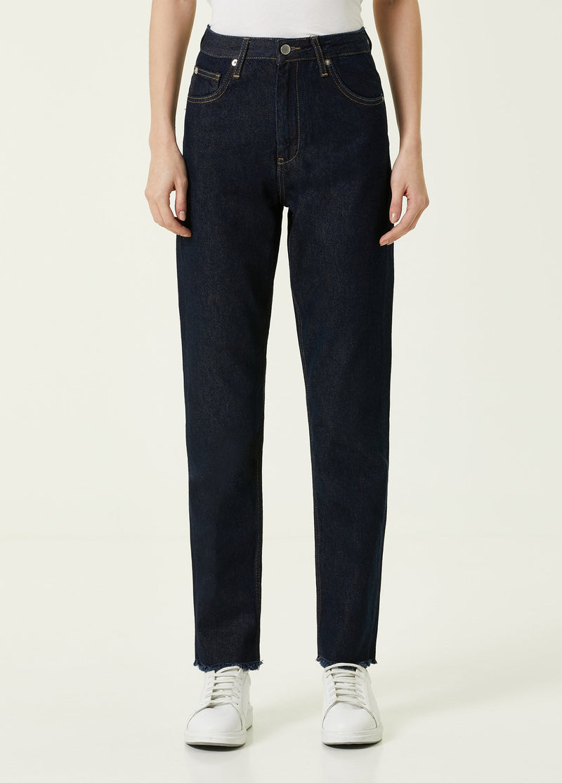 Beymen Collection Piping Detail Trouser Navy Blue